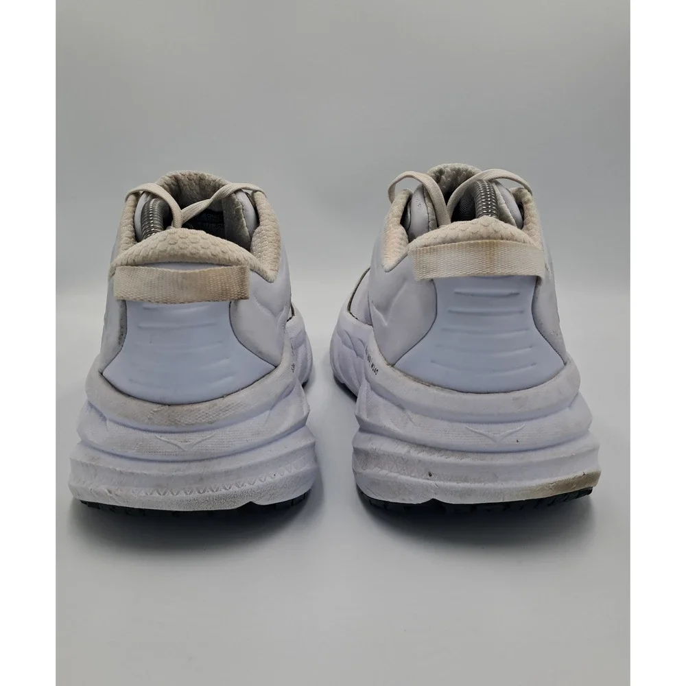 Size 10 - Hoka One One Bondi SR White (Women's) - 1110521 WHT - RETAIL $405